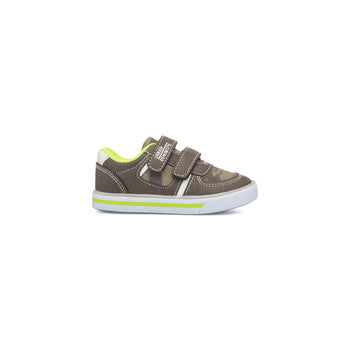 Sneakers primi passi verde militare da bambino Chicco Frederic, Brand, SKU k243000041, Immagine 0